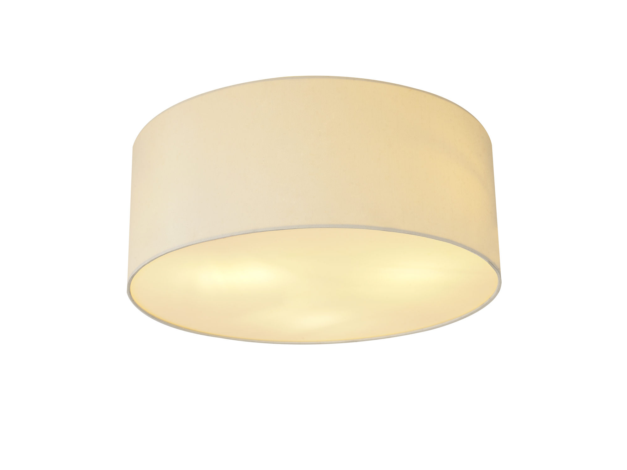 DK0638  Baymont 50cm Flush 5 Light Ivory Pearl; Frosted Diffuser